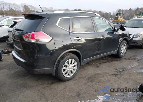 2016 Nissan Rogue S из США, поврежденный, VIN KNMAT2MT1GP614553